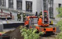 Fassadenfeuer Baustelle Koeln Kalk Dillenburgerstr P14